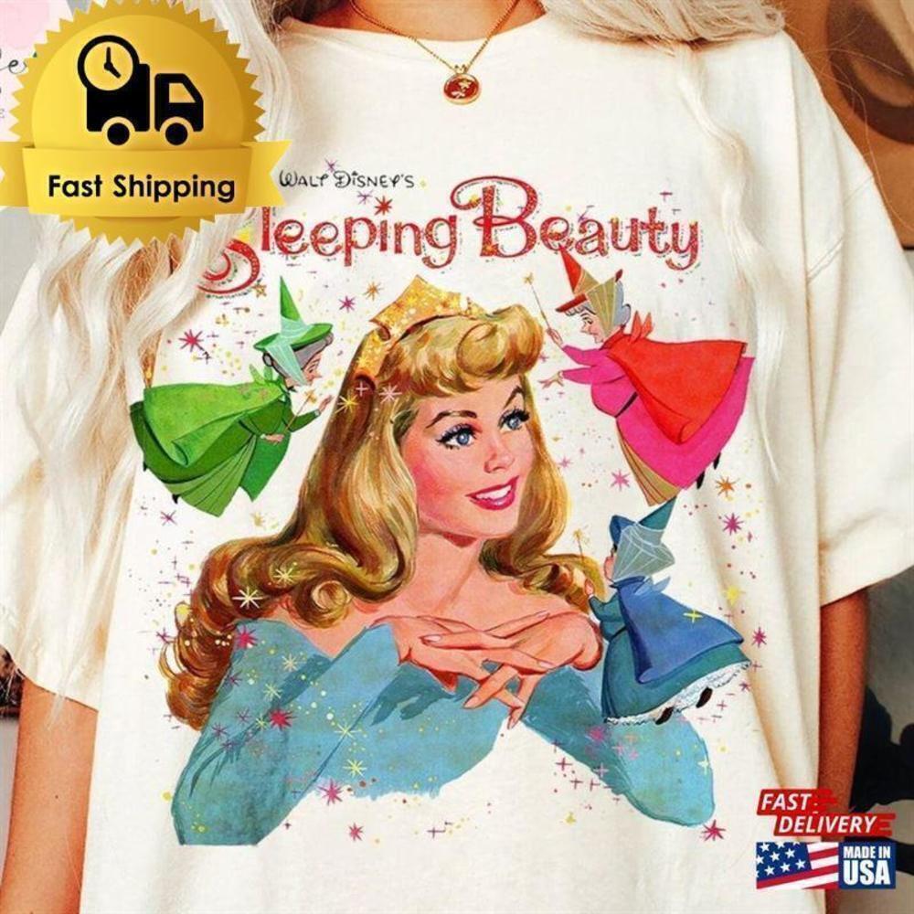 Sleeping Beauty Classic Icons Retro Movie Poster T-Shirt